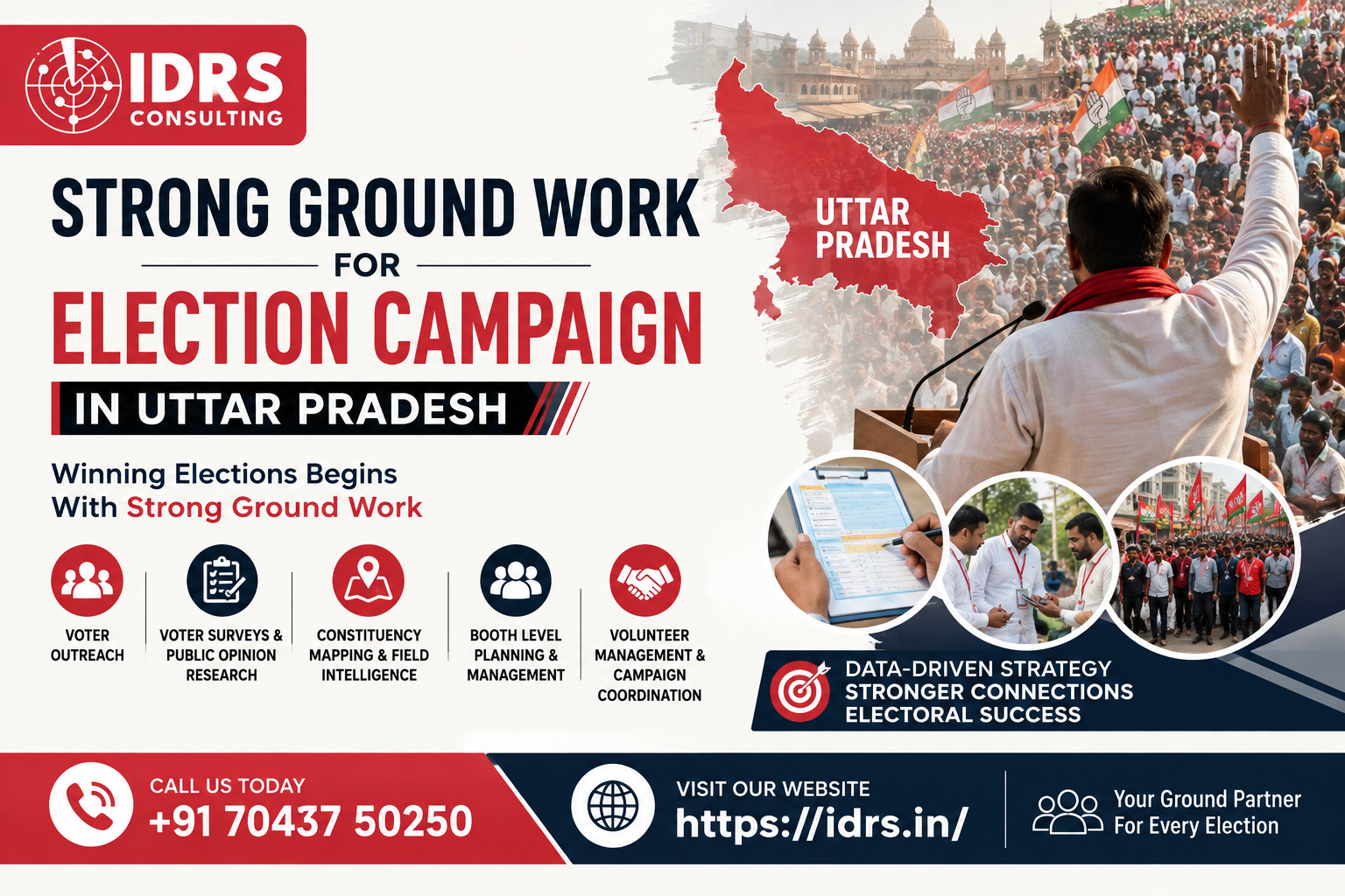 Ground Work for Election Campaign in Uttar Pradesh