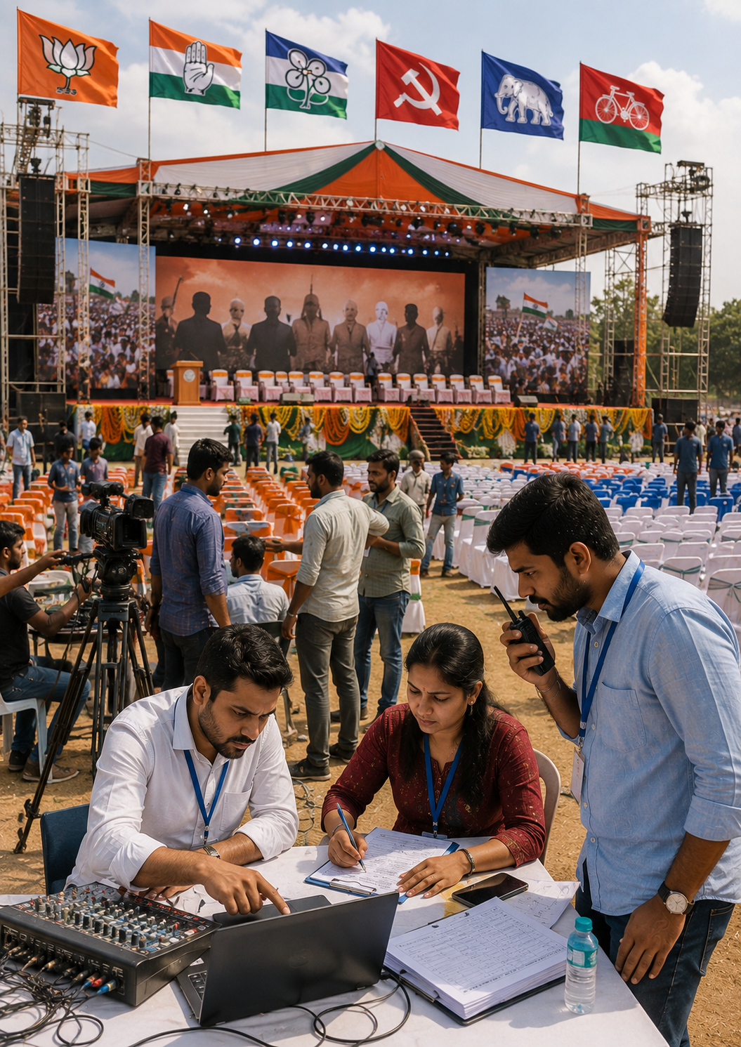 Political event management