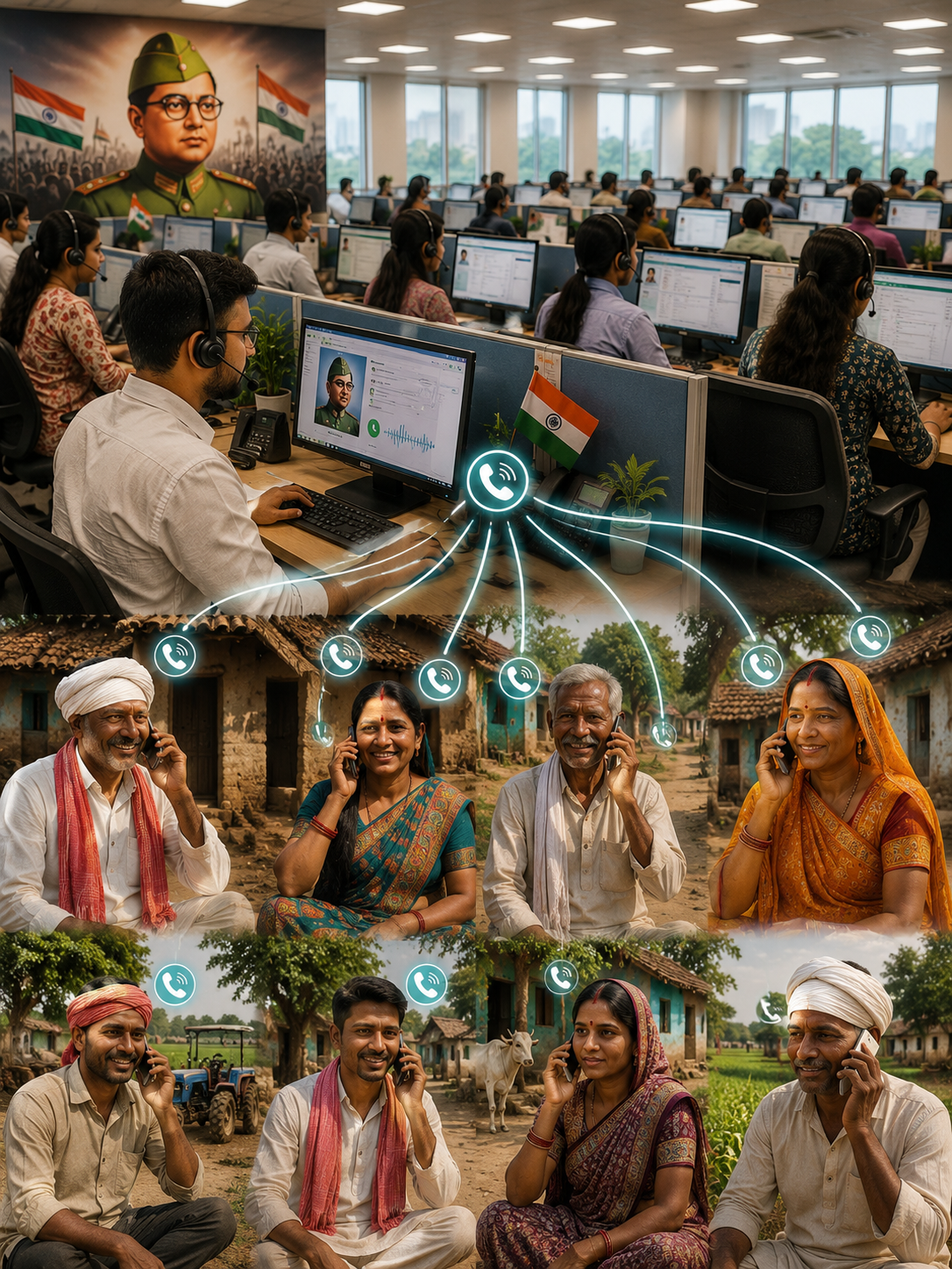 IVR Bulk Calls service visual